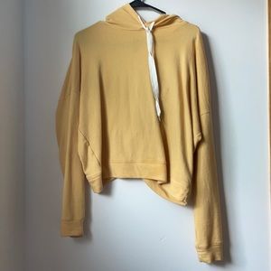 yellow light sweatshirt size small